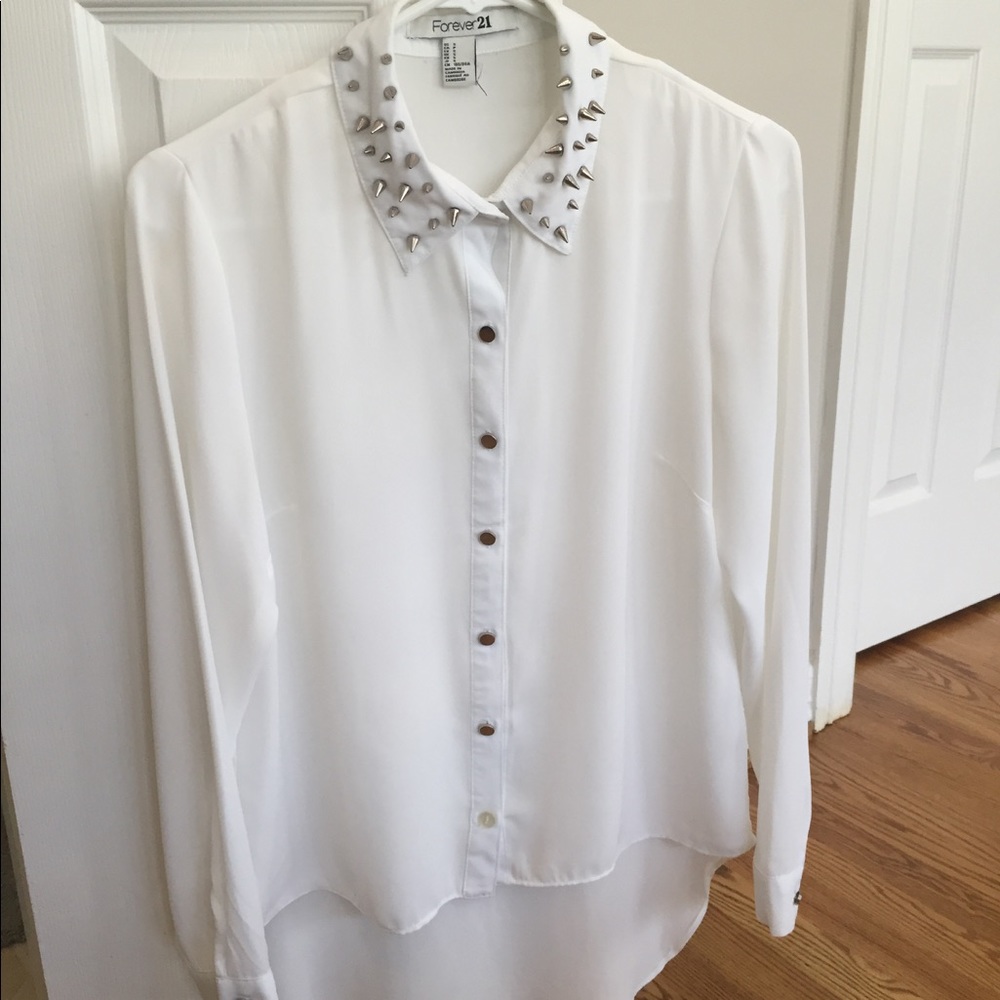 Beautiful silk white shirt